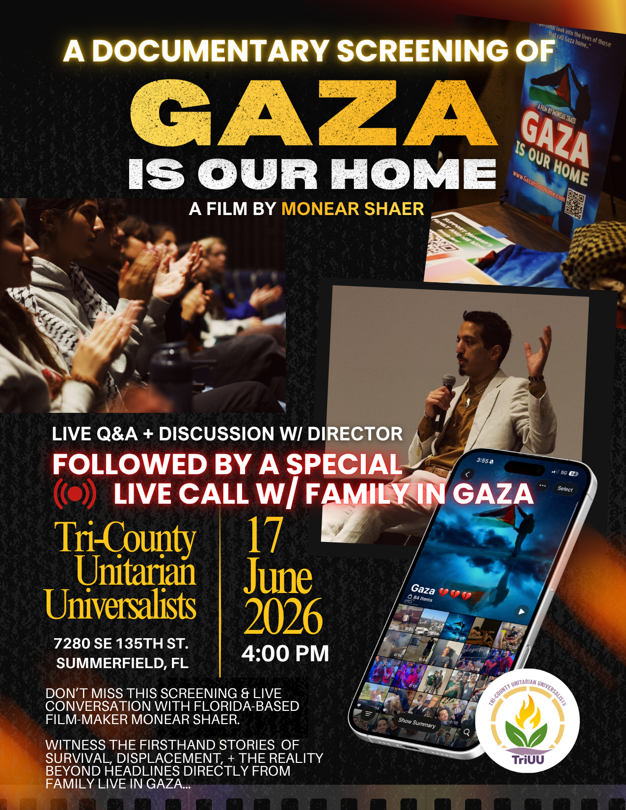 gaza screening jan january 2026 gaza is our home screening